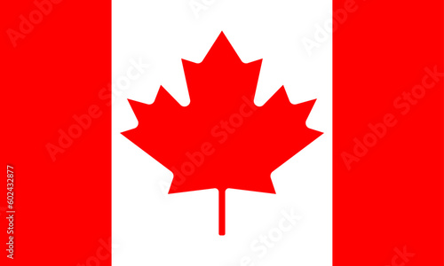 canada flag illustration. vector of canadian maple leaf background