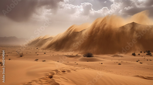 In the Eye of the Sandstorm  Experiencing Nature s Fury in the Desert  generative AI