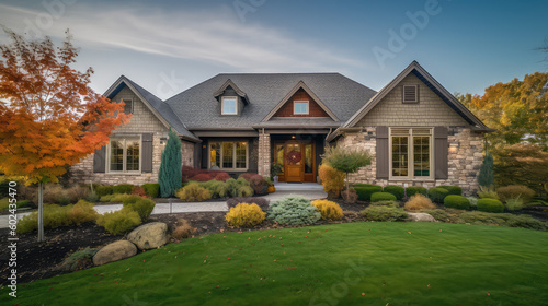 A beautiful ranch style home in the suburbs
