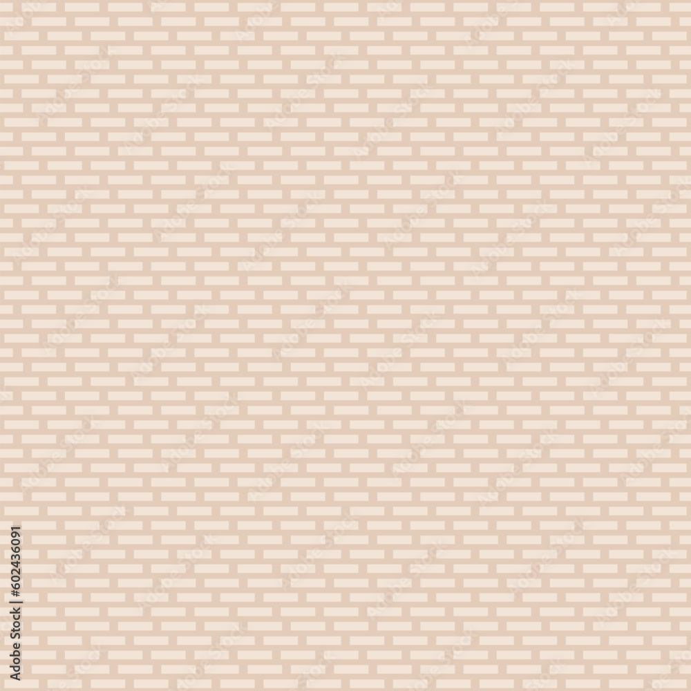 Brick wall pattern. Vector seamless texture with parallel lines, rectangles. Abstract background. Subtle dash line pattern. Simple minimal wall ornament. Repeat design for decor, print, wallpapers Brick wall pattern. Vector seamless texture with parallel lines, rectangles. Abstract background. Subtle dash line pattern. Simple minimal wall ornament. Repeat design for decor, print, wallpapers