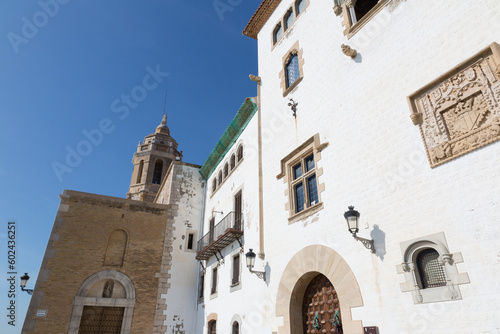 Historical centre of the Mediterranean coastal town of Sitges © Jorge