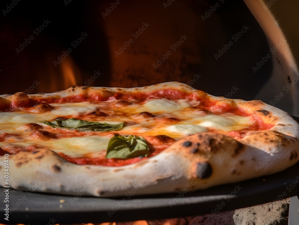 custom made wallpaper toronto digitalWood Fired Pizza from the italian stone oven fresh baked Generative AI