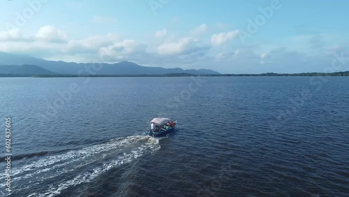 Boat trip on the small sea of ​​Brazil