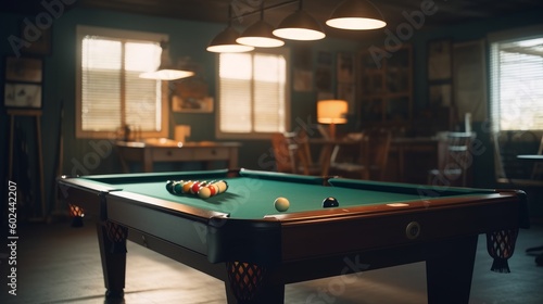 Wallpaper Mural Game room A space designated for playing games. AI generated Torontodigital.ca