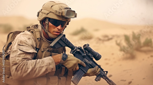 soldier in soldier's unifor...