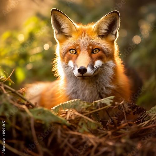 Wildlife photographer captures stunning images of a mesmerizing golden fur fox in its natural habitat