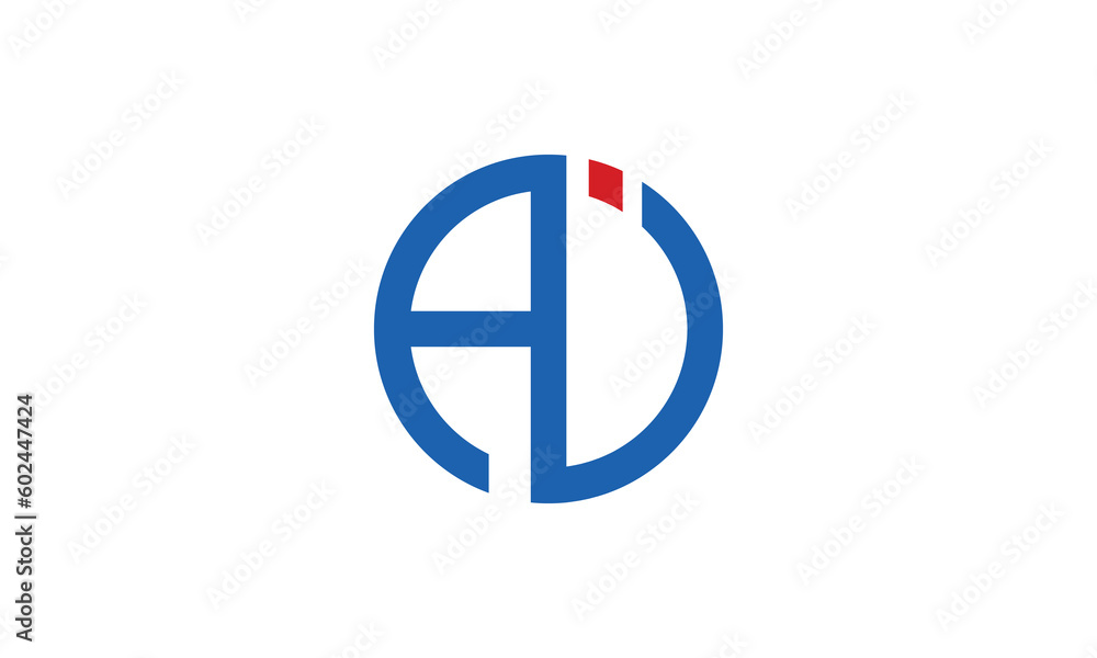 Initial letter AI circle icon design, creative IA abstract logo, IA symbol combination in red and blue color, fully editable and resizable vector design template. Initial letter AI circle icon design, creative IA abstract logo, IA symbol combination in red and blue color, fully editable and resizable vector design template.