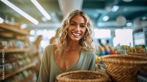 young adult woman in superm...