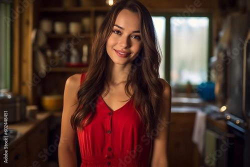 young adult woman happy and...