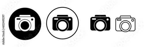 Camera Icon in trendy flat style isolated. Camera symbol web site design