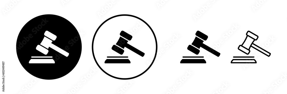 Gavel icon vector. judge gavel icon. auction hammer Gavel icon vector. judge gavel icon. auction hammer