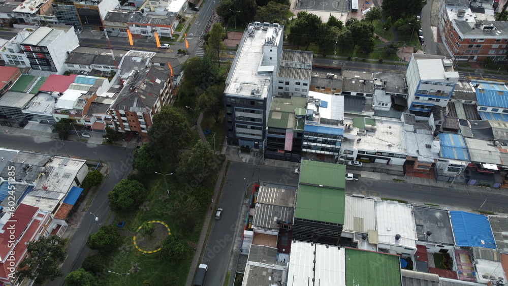 AERIAL IMAGES OF BOGOTA WITH DRONE AND ITS ROOFS AERIAL IMAGES OF BOGOTA WITH DRONE AND ITS ROOFS