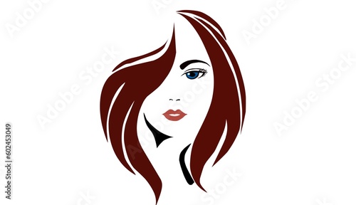 girl with long hair