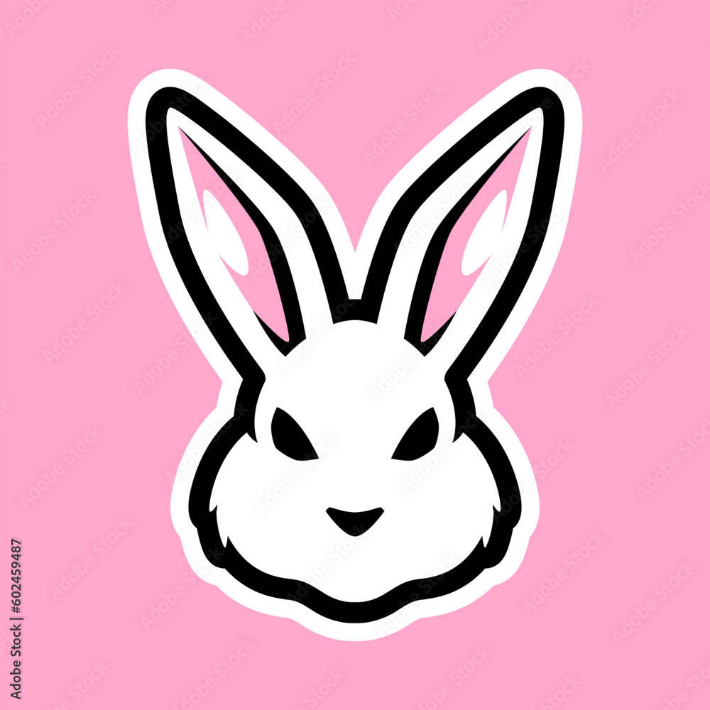 Obraz premium BUNNY RABBIT VECTOR LOGO DESIGN