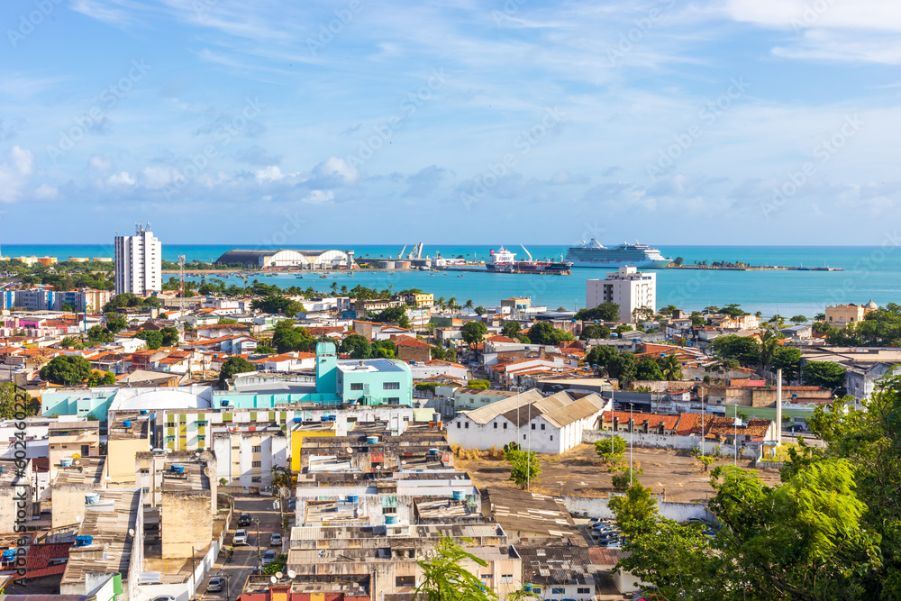 Partial view of the city of Maceio