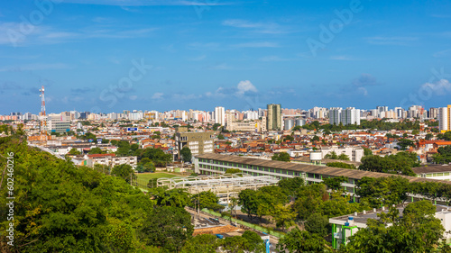 Partial aerial view of the city of Maceio