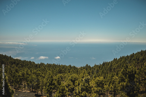 landscape of the island la palma in the canaries