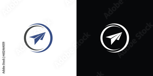 Modern and unique airplane travel logo design 13