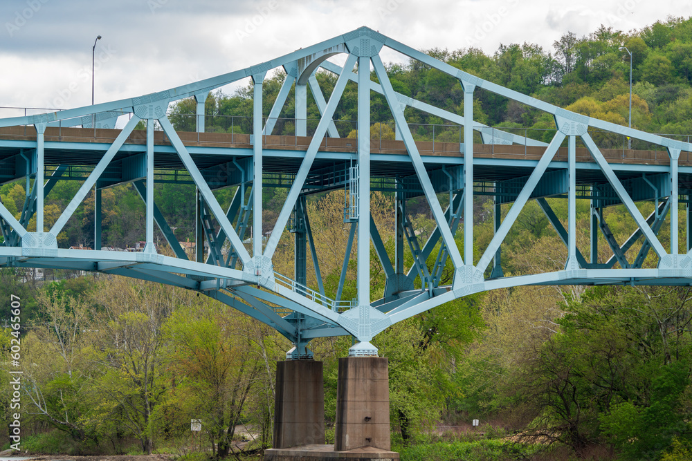 Fototapeta premium Glenwood Bridge Pittsburgh Pennsylvania