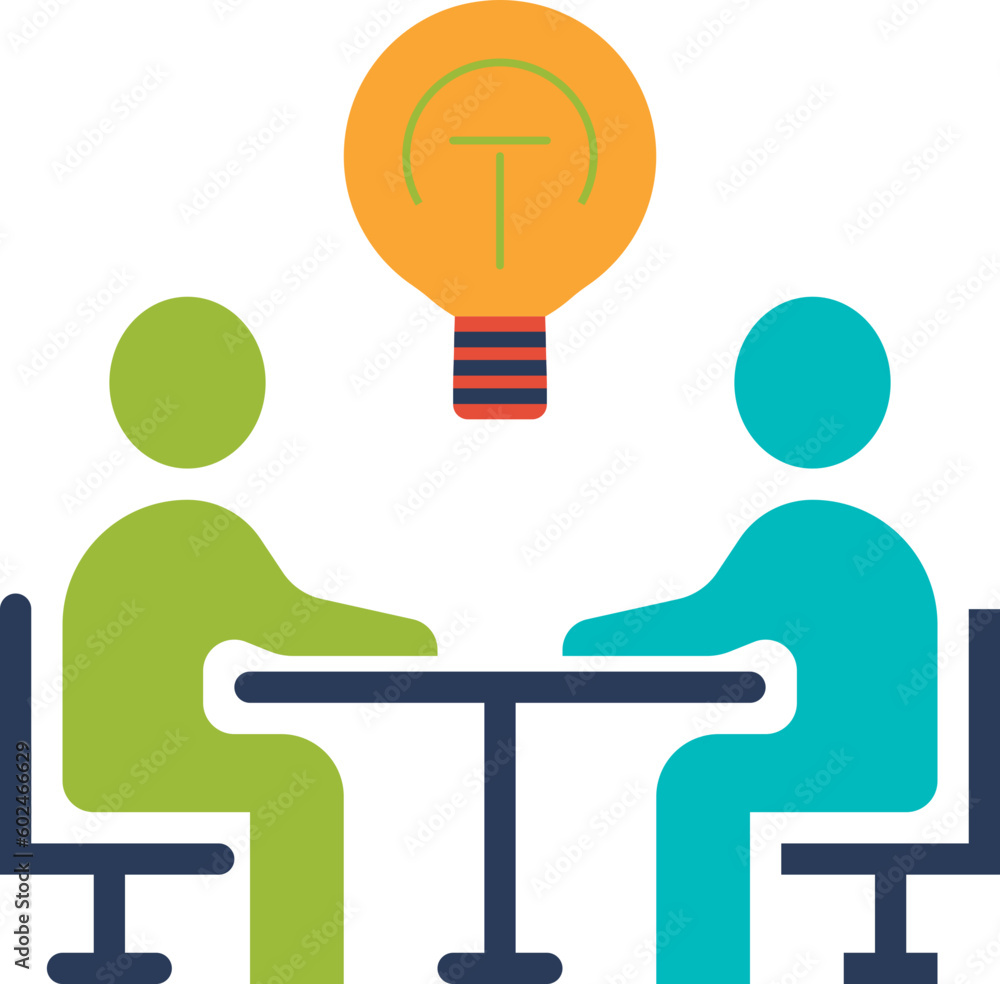 Teamwork and Relationship Flat Icons Teamwork and Relationship Flat Icons
