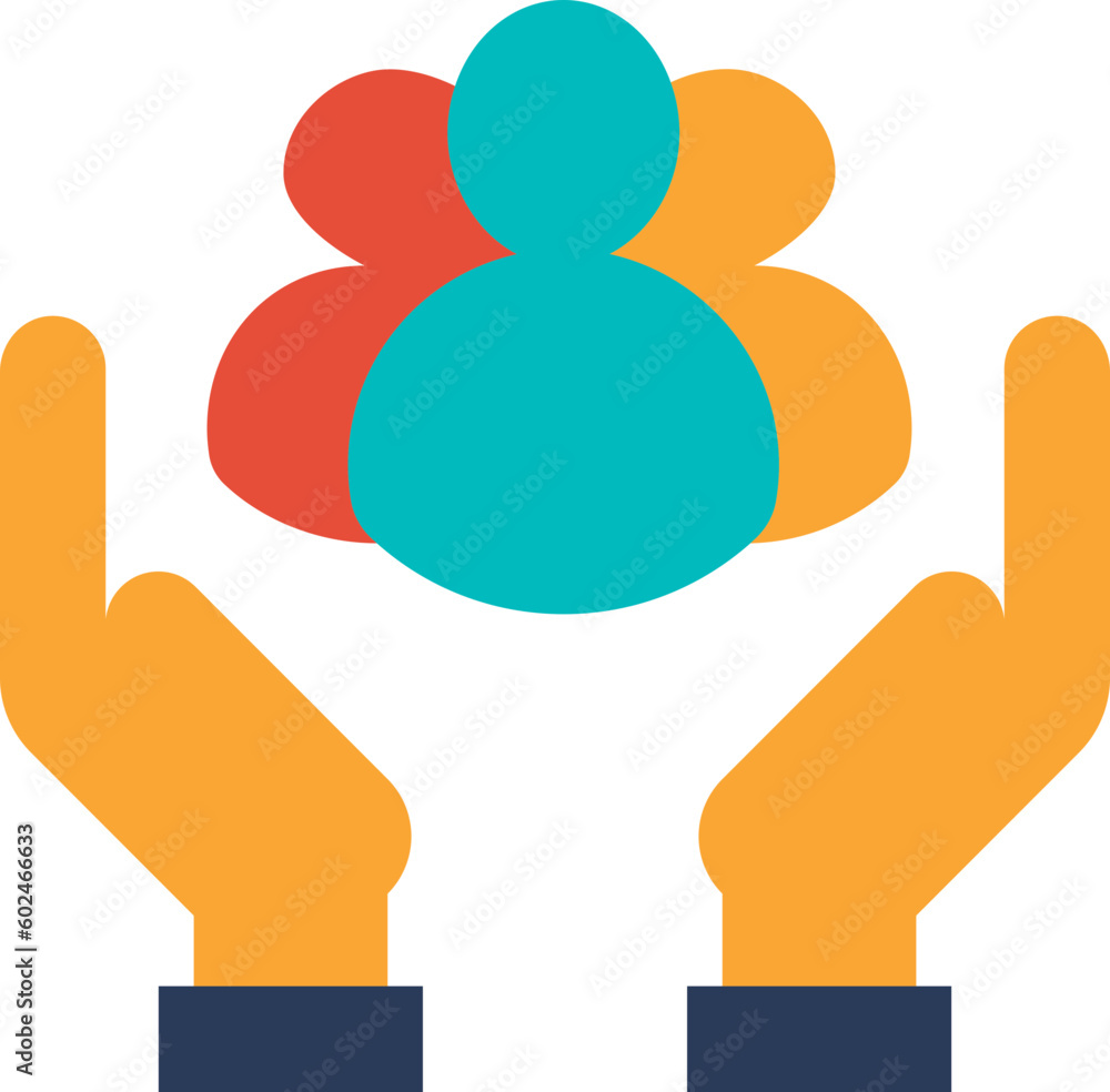Teamwork and Relationship Flat Icons Teamwork and Relationship Flat Icons