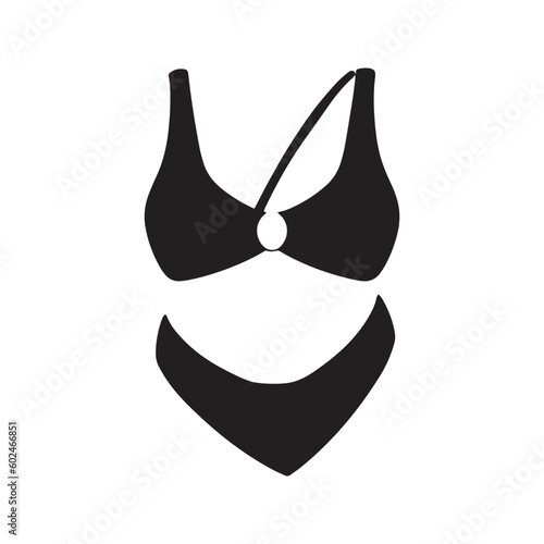 bra and pantie icon, vector best flat icon.