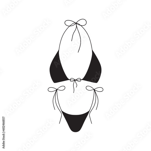 bra and pantie icon, vector best flat icon.