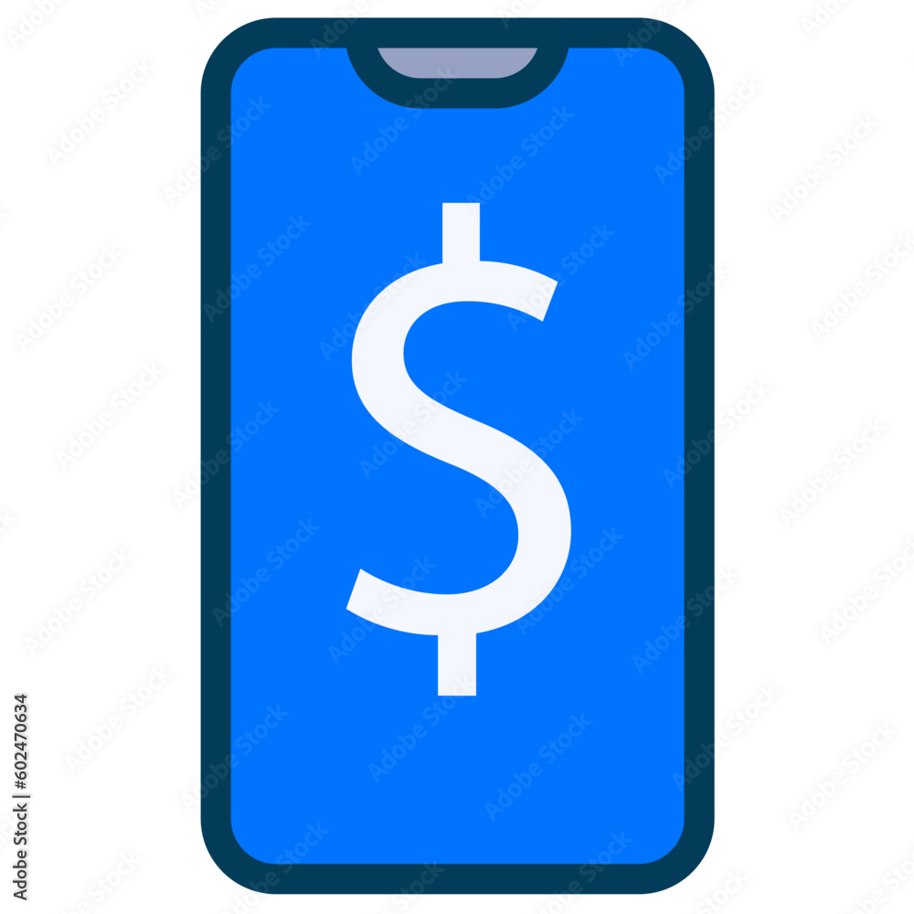 The Mobile Banking icon represents financial transactions and management on-the-go, often used in banking or finance-related apps The Mobile Banking icon represents financial transactions and management on-the-go, often used in banking or finance-related apps