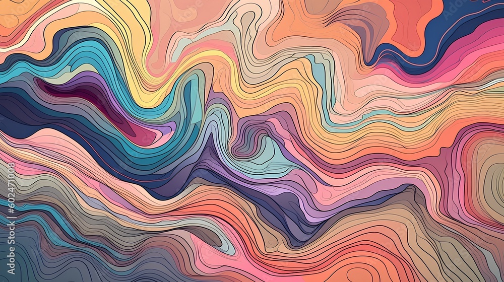 abstract colorful background with waves abstract colorful background with waves