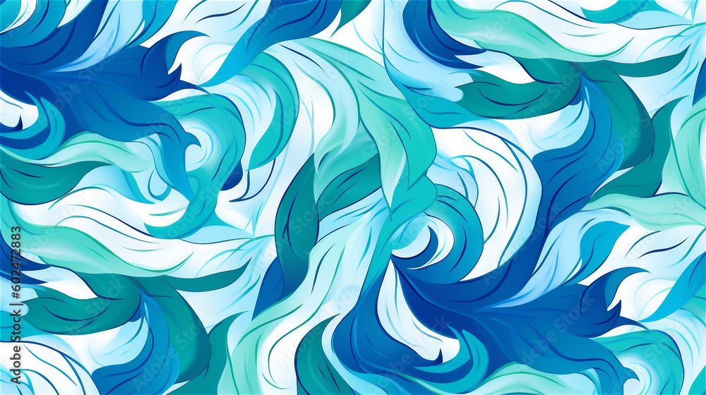 Generative AI, Oceanic Dreams - An Abstract Background Pattern Generative AI, Oceanic Dreams - An Abstract Background Pattern