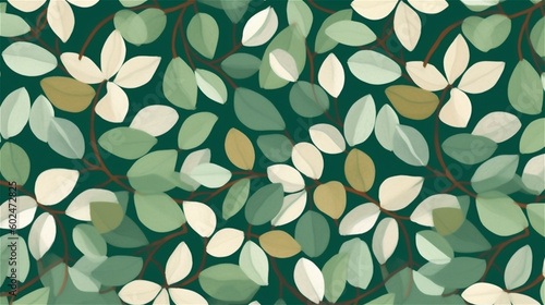 Generative AI, Organic Inspiration - A Nature-Inspired Abstract Pattern