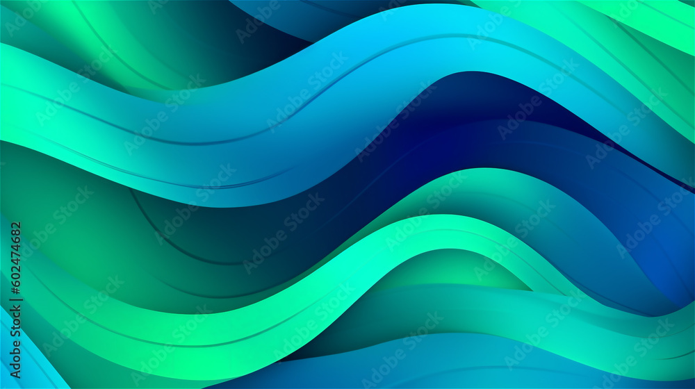 Generative AI, Blue and Green Digital Abstract Pattern for Environmental Awareness Generative AI, Blue and Green Digital Abstract Pattern for Environmental Awareness