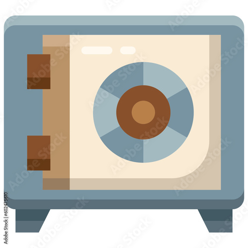 safe box flat icon