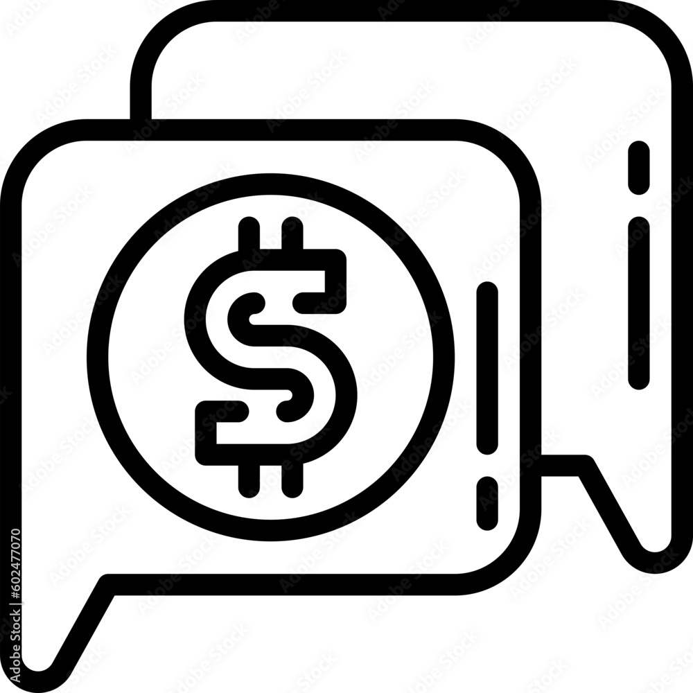talking line icon talking line icon