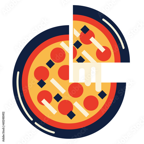 Pizza Flat Art