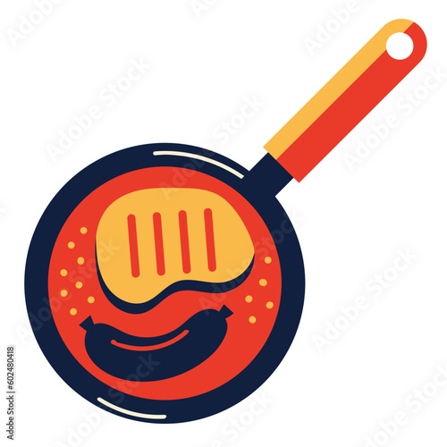 Saucepan Flat Art