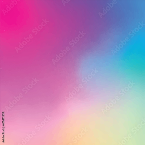 modern gradient rainbow colorful collage modern creative illustration