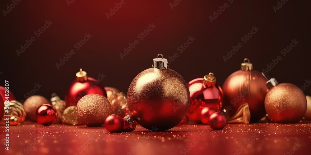 Christmas ball lamp decoration with generative ai Christmas ball lamp decoration with generative ai