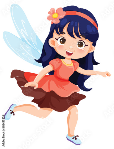 Cute Fairy Princess Cartoon Character