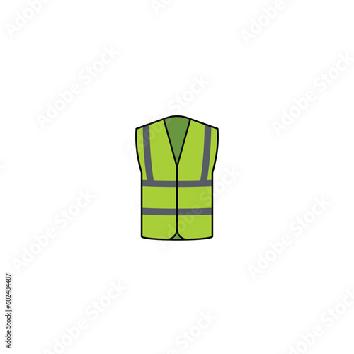 Safety vest jacket vector graphics