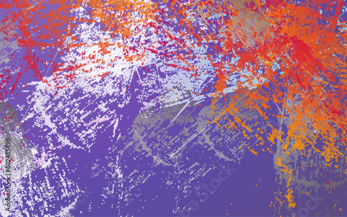 Abstract grunge texture splash paint background vector