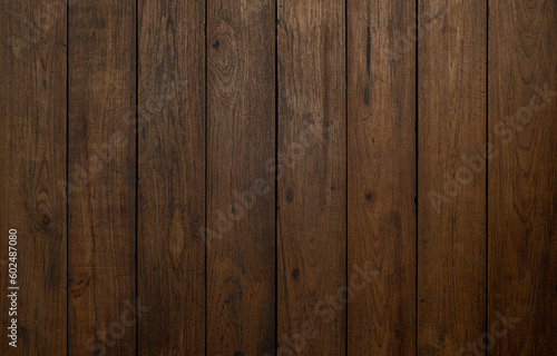 Brown wood texture from natural tree. Beautifully patterned wooden planks  hardwood floor background