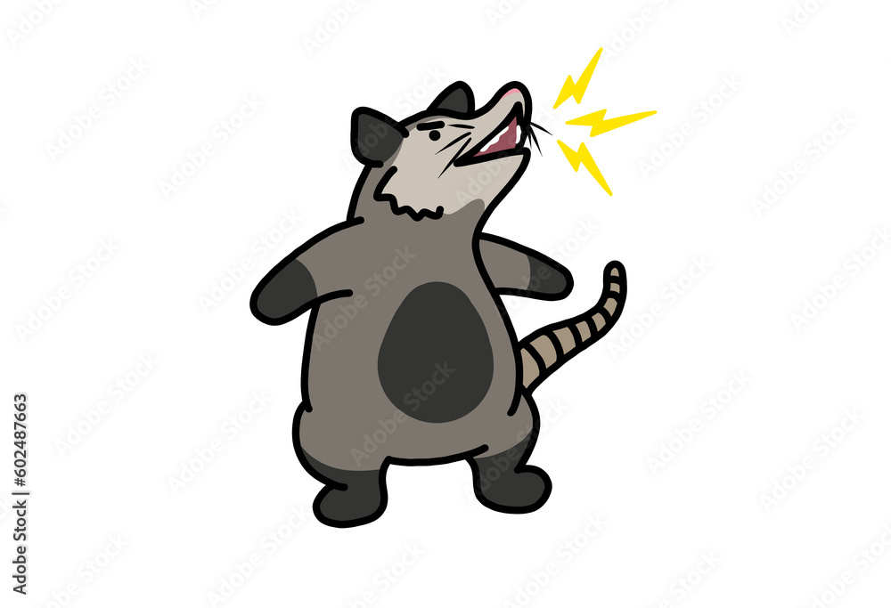 cartoon opossum cartoon opossum
