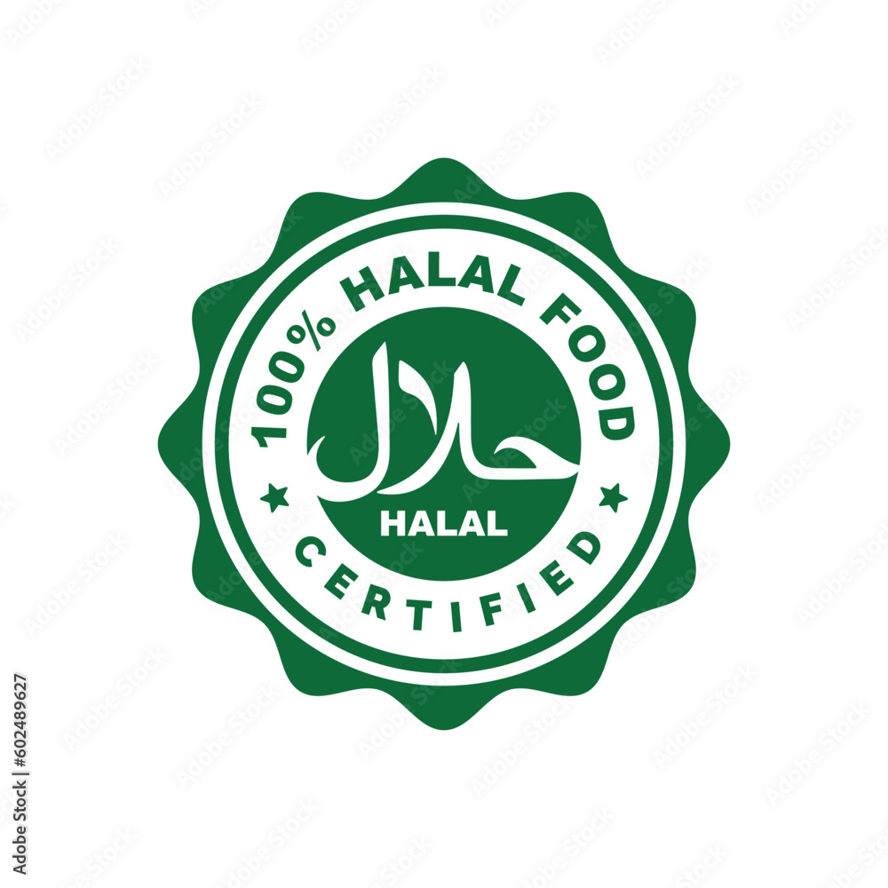 Halal mark icon isolated on white background Halal mark icon isolated on white background