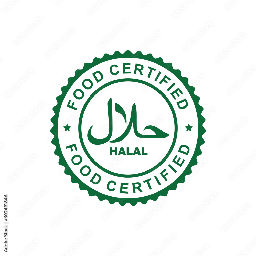 Halal mark icon isolated on white background Halal mark icon isolated on white background