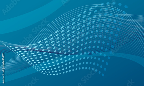blue light lines curve wave soft gradient abstract background