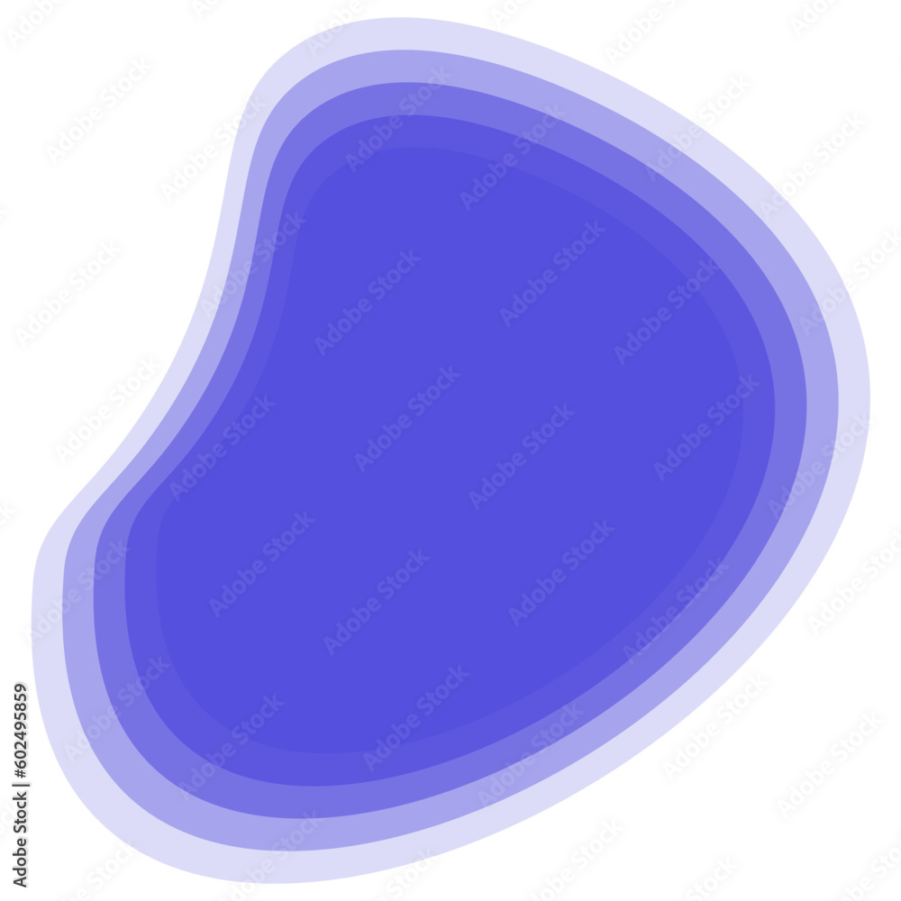 Blur Multi Layers Irregular Freeform Organic Shape Blur Multi Layers Irregular Freeform Organic Shape