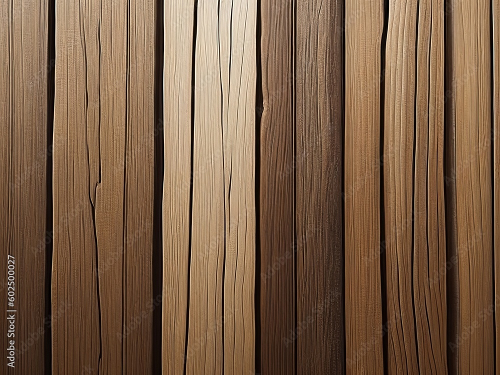 Fototapeta premium Rustic three-dimensional wood texture. Wood background