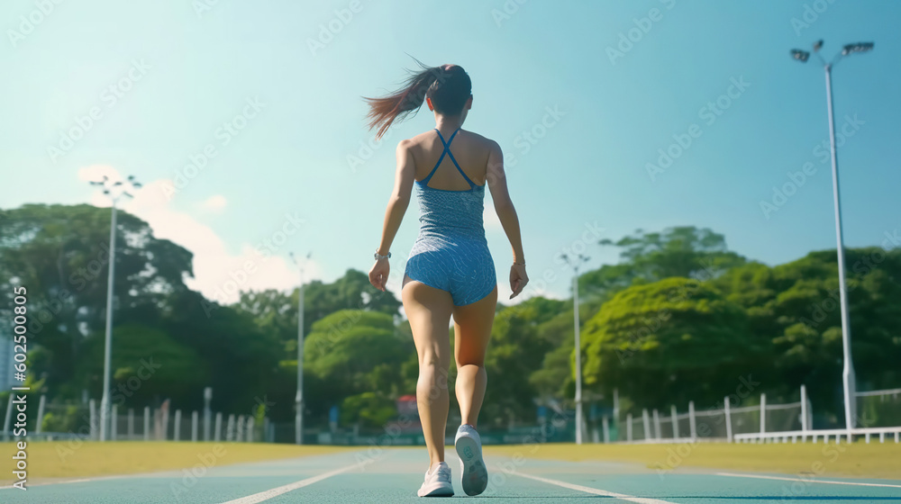Fitness and workout wellness concept. Generative Ai Fitness and workout wellness concept. Generative Ai