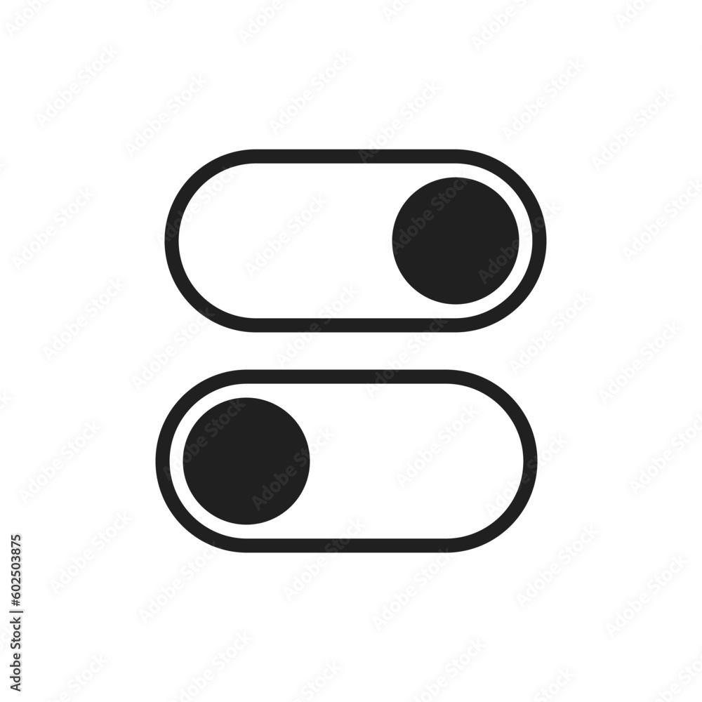 Toggle icon vector design illustration Toggle icon vector design illustration